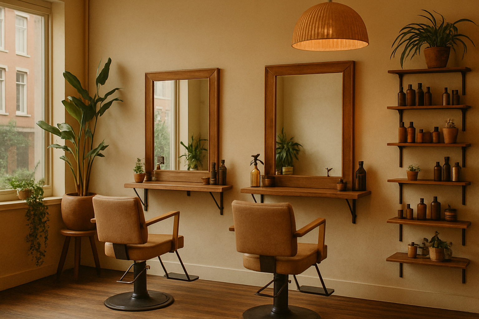 Natuurlijke kapper Amsterdam Biologische kapsalon in hartje stad selecteren